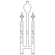 Hoffman Voltameter, Graduated 50ml (glass parts only)